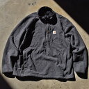 【中古】Carhartt ダルトン ハーフジップ フリース プルオーバー 231114