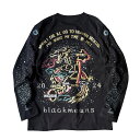 blackmeans “Year of the dragon” ロングスリーブTシャツ 945-78TT99-1 240110H