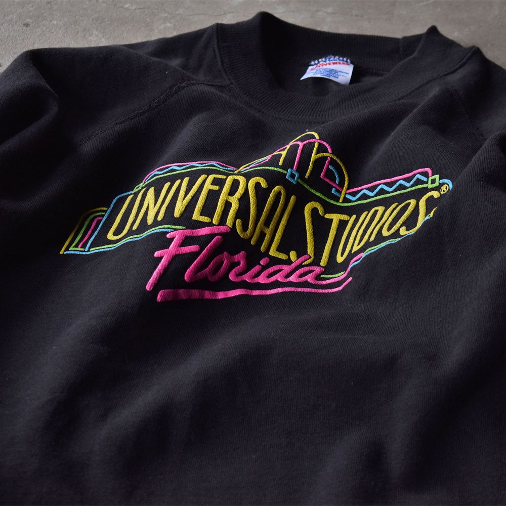 90’s デッドストック！ Universal Studios Florida 発泡プリント スウェット 231112