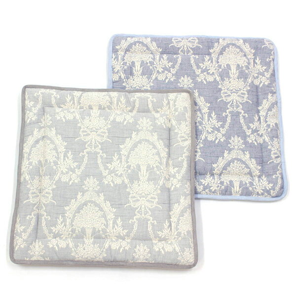 シートクッション 約50x50cm 抗菌防臭☆ふくれ織 通気性抜群 肌触り エレガント ソファ 車のシート　綿..