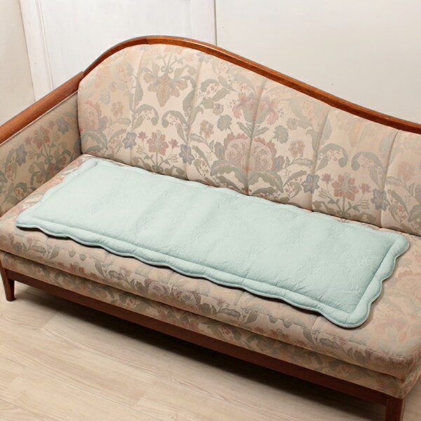 多針キルト ロングシートクッション 約48×150cm [Brigitte]・ソファー・カークッション・座布団・長方..