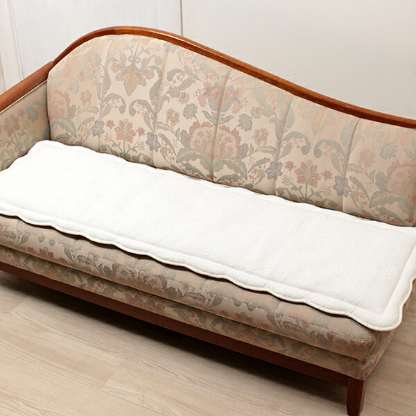 多針キルト ロングシートクッション 約48×120cm [Brigitte]・ソファー・カークッション・座布団・長方..