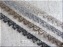 トーションレース 手芸 【WEB限定!!】 激安!! かわいらしいピコ☆5mm幅ラメトーションレース 1m単位 (日本製)(9718)