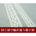 メール便送料無料! 1,000ぽっきり!同じ柄で幅が違う親子柄のデザイン福袋 トーションレース オフホワイト 計10m 5m×2 手芸 リボン テープ【日本製】