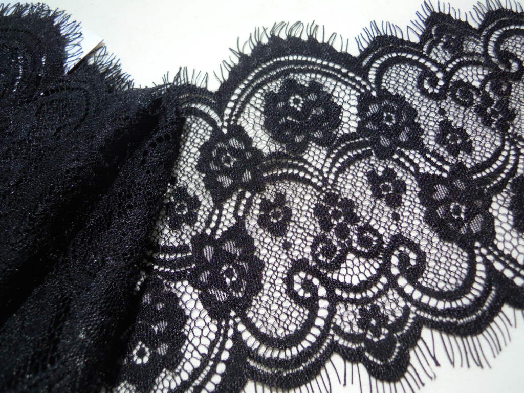 高級ラッセルアイラッシュレース約1.5M508218−5ーB送料最安値は定形外郵便140円