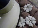 人気の手作りマスのアクセントに如何!?アイロン接着!レース工房☆太陽のぴたっとレースオフシロの花柄コットンモチーフ 20枚PT−00185送料最安値...