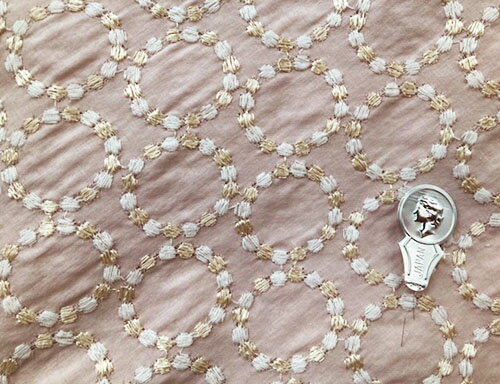 twinkle　ring　国産　刺繍生地　レース生地　ベビーカラー（4色）【1個86cmx50cm...
