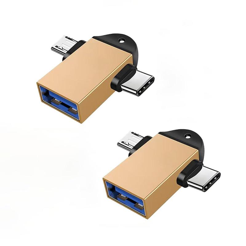 饷󥹥åפ㤨OTGѴץ 2 in 1¿ǽ Ѵץ USB-Micro B to Type C ®ǡž ץ饰ɥץ쥤  忩ǽ ѥȤ PC MacBook Android Switchб2ġ (ɡפβǤʤ479ߤˤʤޤ