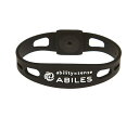 ABILES(アビリス) PLUS ブレスレット/アンクレット ブラック L (19cm) 440329