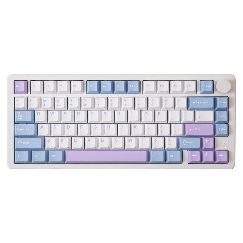 GK GAMAKAY TK75PRO アルミ合金製 ワイヤード メカニカルキーボード プログラマブル ガスケットマウント ゲーミングキーボード モード切替ノブ ホットスワップ対応 NKRO RGB