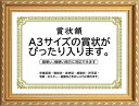 賞状額縁 高級 フォトフレーム 写真入れ 写真立て A4・A3サイズ 金色 壁掛け 縦横対応 寄せ書き 功労賞 認定書 感謝状 修了書 卒業証書 表彰状額縁〖結婚式 ブライダル ポスター 家族写真 〗