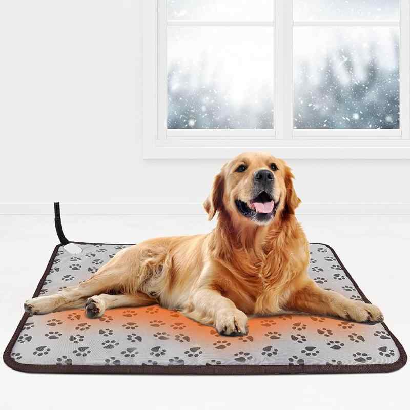 ペット用ホットカーペット ペット用ヒーター ホットマット 防水犬＆猫 ヒーターマット電気ヒーター 犬 猫 暖房器具 ペット加熱パッド 寒さ対策 過熱保護 2段階温度調節 省エネ 噛み付き防