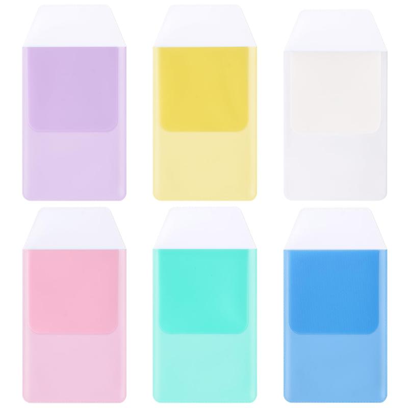 YOVOY 胸ポケット用 ペンケース ポケットプロテクター ボールペン、鉛筆、万年筆などのインク漏れ防止 白衣、作業服、ワイシャツなどの汚れ防止 頑丈 多色 半透明 胸ポケット用ペンケース