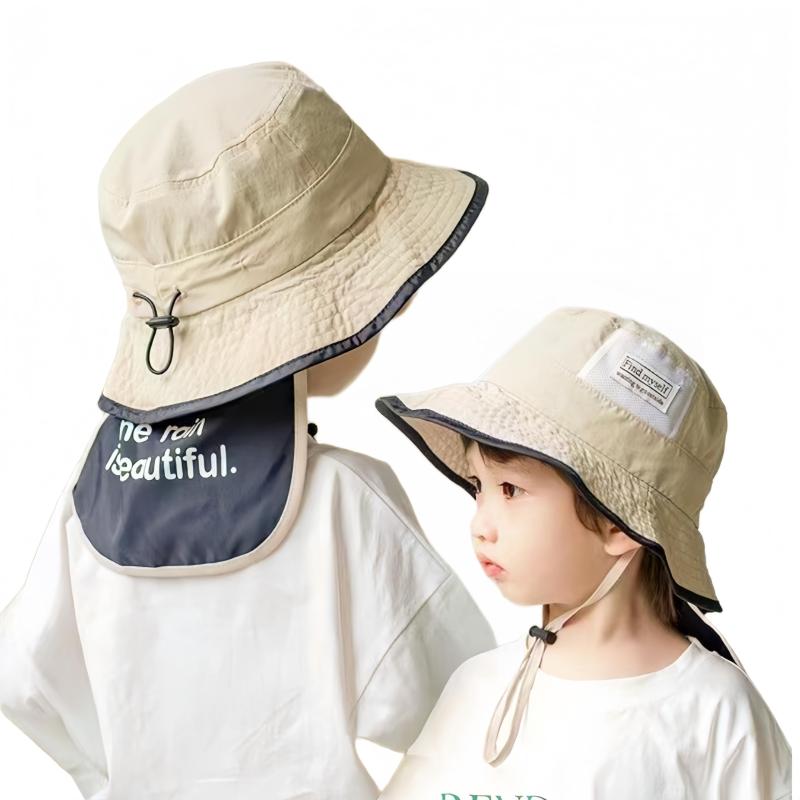 [VNGOLERRY] ベビー帽子 キッズ帽子 サンバイザー キッズハット 日よけカバー付き 女の子 男の子 46cm 48cm 50cm UVカット 日よけ 恐竜 春夏 可愛い