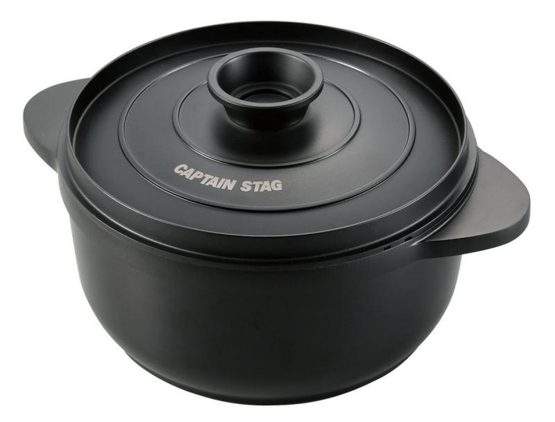 キャプテンスタッグ(CAPTAIN STAG) バーベキュー用 鍋 キャスト アルミ ココット