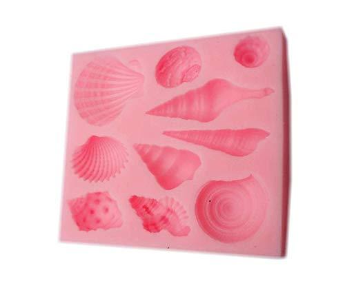 シリコンモールド シリコン 型 貝殻 10種類(3)