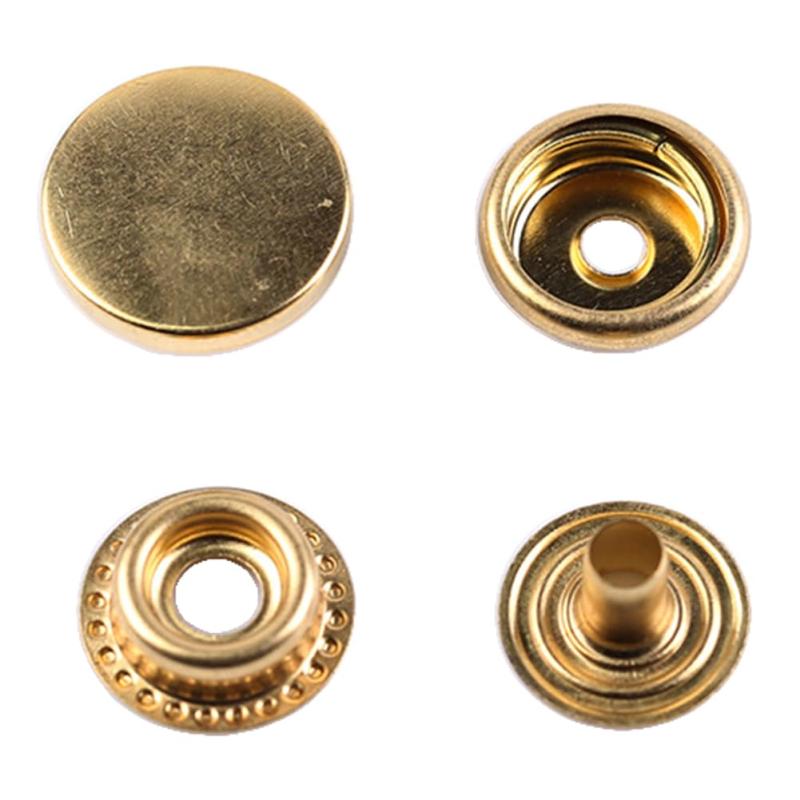 [FUPUTWO] ジャンパーホック メタルボタン 15mm DIY ドットボタン レザークラフト