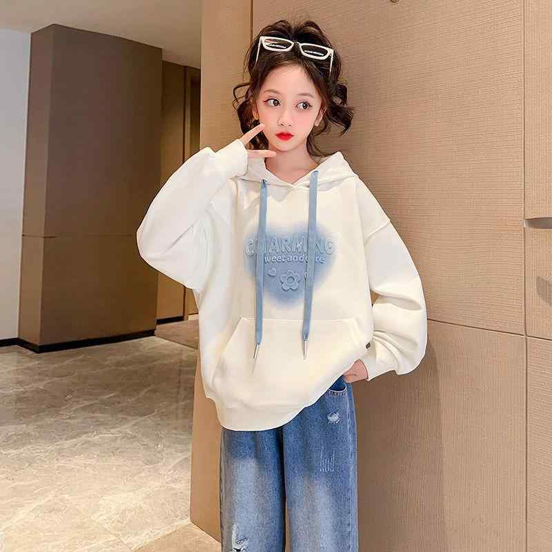 子供用スウェット パーカー 長袖 春秋服 カジュアル ゆったり かわいい 女の子 ガ...