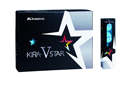 キャスコ(Kasco) ゴルフボール KIRA STAR V キラスターV ユニセックス キラスターVN アクア 最適ヘッドスピード: 25~4