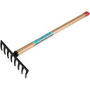 ゴールデンスター(Kinboshi)芝生のサッチ取り(小)8本爪600mmアルミ柄付4010