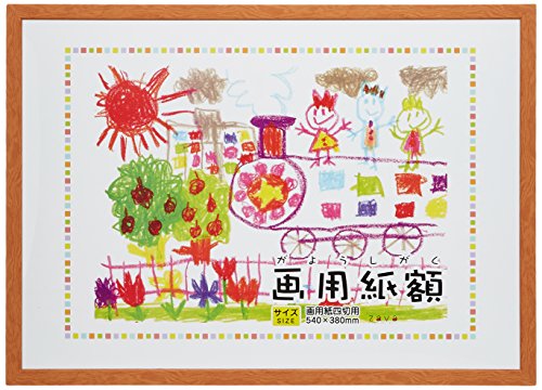 VANJOH フォトフレーム 画用紙額 4切 壁掛専用 ナチュラル 450966