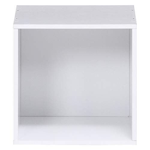 キューブボックス オープンラック 幅34.5×奥行29.5×高さ34.5cm ホワイト 収納 カラーボックス 組み合わせ自由 81901 [2]