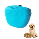 犬用おやつポーチ ペット用品 訓練グッズ お散歩バッグ シリカゲル 防水シ 訓練 外出用 散歩時の持ち運びに便利 スカイブルー 送料 無料