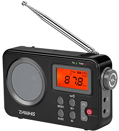 小型ラジオ 携帯 高感度 FM/AM/短波/ワイドFM対応 乾電池式/usb電源使用可能 タイマー/デジタル時計/目覚まし時計/自動 送料　無料