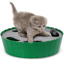 猫おもちゃ 電動式 ネズミを捕らえる 隠す 追う 猫おもちゃ ネコ遊び 運動 ベット用 GREEN 送料 無料