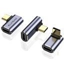 ・ L型 メス to オス ・・Size:L型 メス to オス・USB4.0 高速伝達 USB4.0を採用し、最大40gbpsの伝送速度に対応しており、10G ファイルは 10S 伝達をすることができます。ご注意：実際の速度は、PC端末やケーブルなどの影響を受けので、実際の伝送速度を参照してください。・L字型設計L型のデザインを採用することで、狭いところに挿入する不便がなく、ケーブルの抜き差しが便利です。また、USB C 変換アダプタはL型設計を採用し、配線をスッキリと整理して、他の機材配置の邪魔にならないようにできます。シェルはアルミ合金製で、陽極酸化サンドブラスト加工が施され、きめ細かく滑らかな感触で、放熱性が良く、耐久性に優れています。・8K@60Hz対応l字変換アダプタは最大8K@60Hz、7680*4320解像度をサポートし、鮮明度は4Kの4倍、人間の目の解像力の4.3倍で、至近距離でも粒状性を感じられません。 ご注意：鮮明度はご使用された設備とアダプターケーブルがサポートする解像度に依存します。・幅広い互換性usb typec l字 説明 製品仕様 商品名： Type C 変換アダプター L字 製品重量：約10G 解像度：8K@60Hz（最大） 素材：アルミ+PVC コネクタタイプ：Type C to Type C パッケージの内容： 1 * 横L型 1 * 縦L型 1 * 側面L字型