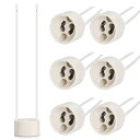GU10 LED 電球ソケット ソケット GU10ランプホルダー セラミック ランプソケット 6個セット 送料 無料