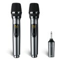 K380Sワイヤレスマイク 充電式ダイナミックマイク UHF マイクロフォン 6.35mmレシーバ付き 技適認証済 会議/カラオケマ 送料 無料