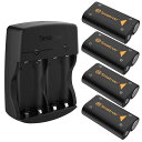4x2600mAh Rechargeable Battery Pack Compatible with Series X|S/Xbo 送料 無料