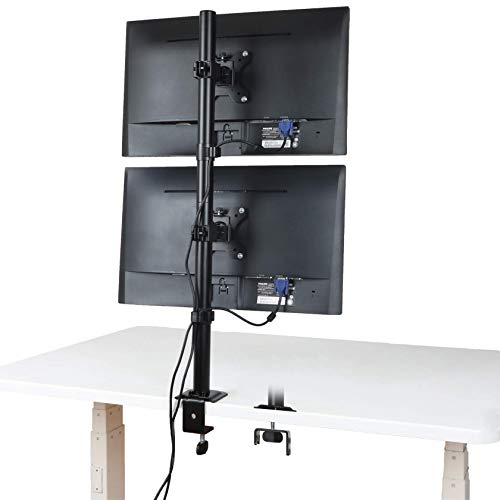 モニターアーム 上下2画面 デュアルディスプレイ スタンド 1332インチ対応 耐荷重8kg（1台）グロメット式＆クランプ式 VES 送料　無料