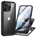 iPhone 15 Pro 防水ケース IP68 Face ID認証/指紋認証対応 耐衝撃 滑り止め 防塵 防雪 水中撮影 ワイヤレ 送料 無料