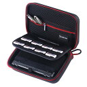 ニンテンドー New 2DS LL/New3DS/New3DSLL/3DS/3DSLL/DSi及びGPD WIN対応収納ケース(黒赤 送料 無料