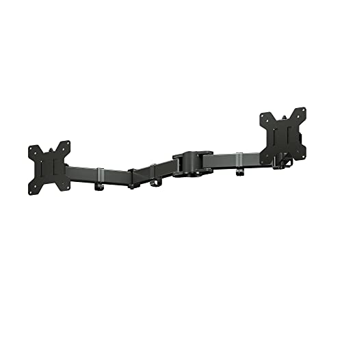 支柱取付け デュアルモニターアーム ディスプレイアーム ポール取り付け 1327インチ対応 耐荷重10kg VESA規格75100m 送料 無料