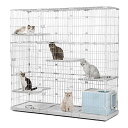 猫 ケージ 大型 3段 広い 2段 多頭飼い キャットケージ 多頭用 キャスター ローラー 大きい 可愛い 増やせる ワイド ケージ 送料 無料