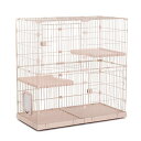 猫 ケージ 大型 3段 広い 2段 多頭飼い キャットケージ 多頭用 キャスター ローラー 大きい 可愛い 増やせる ワイド ケージ 送料 無料