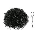ヘアゴム こども 子供 髪ゴム 1000本 ベビーヘアゴム 小さい キッズ ヘアアクセサリー 女の子 髪飾り 黒 カラフル セット 送料 無料