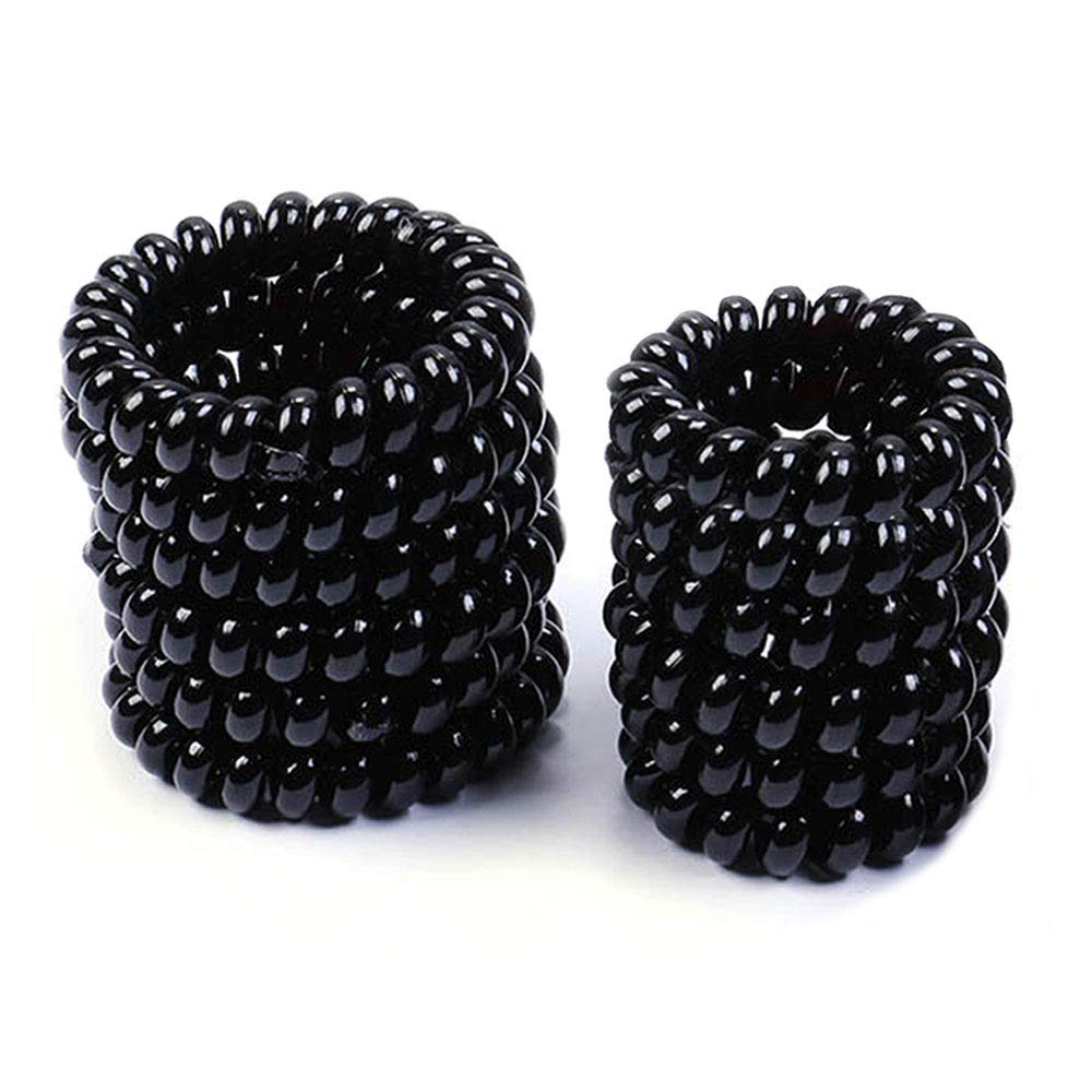 ヘアゴム スプリング 12個セット 3.8cm 5.8cm スプリングヘアゴム ポニーテール スプリングゴム 大人 ..