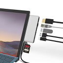 Surface Pro 7 ハブ 6ポート付き 4K@30Hz HDMIポート LANネット接続ポート USB ポート×2 Type 送料 無料(2)