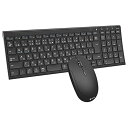 キーボード ワイヤレス キーボード マウスセット 日本語配列 静音 超薄型 無線 2.4G キーボード・マウスセット USB接続 キ 送料 無料