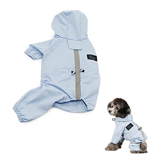 犬用 レインコート ポンチョ 防水 小型犬 犬の服 ペット用品 雨具 通気 軽量 夜間反射 散歩用  ...