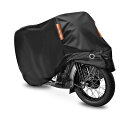 バイクカバー 大型 8L 厚手 防水 防塵 オックス300D ハーレー BMW ゴールドウィング裏地 完全防水 シームテープ加工 8L 送料 無料