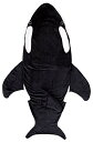 マーメイドブランケット シャチ H160×100cm 大人用 寝袋 穿く毛布 着る毛布 かわいい ふわふわ おしゃれ 防寒グッズ 0 送料 無料
