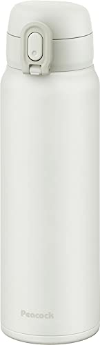 ピーコック魔法瓶工業Thepeacock ピーコック 水筒 600ml 保温 保冷 ワンタッチ マグ ボトル 魔法瓶 ホワイト AKT 送料　無料