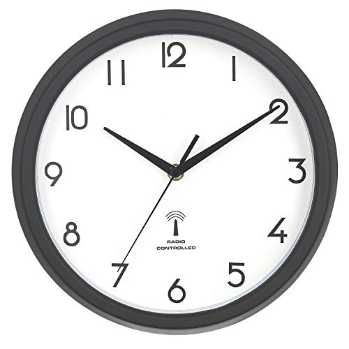 Fujiboeki 掛け時計 電波時計 直径27cm ブラック スイープ 連続秒針 静音 カペラ 99290 送料 無料 Fujiboeki 掛け時計 電波時計 直径27cm ブラック スイープ 連続秒針 静音 カペラ 99290 送料 無料