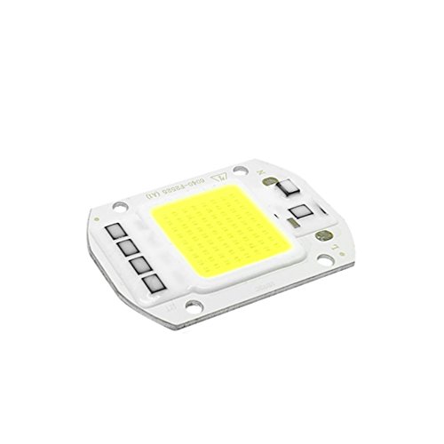 50W LEDチップ バルブライトランプDIY スポットライト ハイパワー AC 110V 6500K 90LM/W 昼白色 1個セ 送料　無料