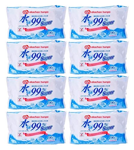 ・ 90シート（x 8 ・・Size:90シート（x 8●”水”にこだわり、超純水※1を99%以上使用しています。 ※1 水の精製技術を駆使して不純物を取り除いた、純度100%の理論上のH2Oに近い水のこと。 ●防腐剤を必要最小限に抑えた赤ちゃんのおしりふきです。 ●パラベン、プロピレングリコール（PG）は配合していません。 ●お肌を健やかに保つ加水分解ヒアルロン酸（保湿成分）を配合しています。 ●お肌にやさしい弱酸性です。 ●グルコシルセラミド配合 ...